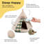Lit pour chien recouvert de blé-cat joyeux camper hut agneau-cat hut Novelty