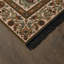 Artemis Machine Woven Wool Area Rug in Blush/Brown/Green