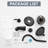 Pressure Balance Shower System 1.8 GPM Shower Faucet With Tub Spout And Brass Rough-In Valve-105252196