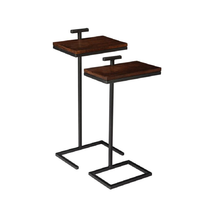 Munguia Solid Wood Top Nesting Tables