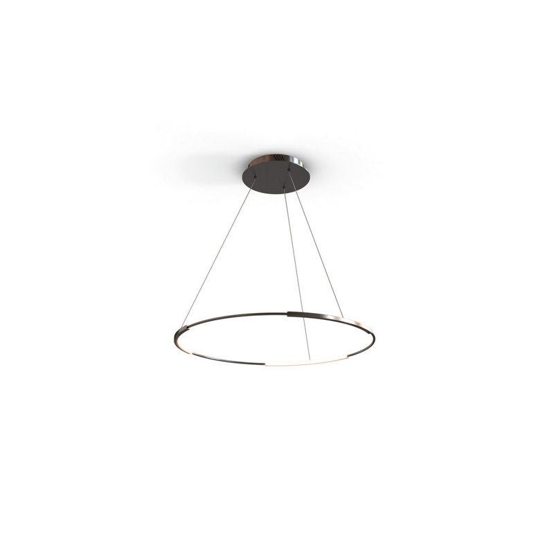 Spin 1 - Pendant - Chrome, Dark Matt