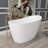 Free Standing Tub 51" x 30" Deep Soaking Acrylic A29 Stand Alone Bathtub