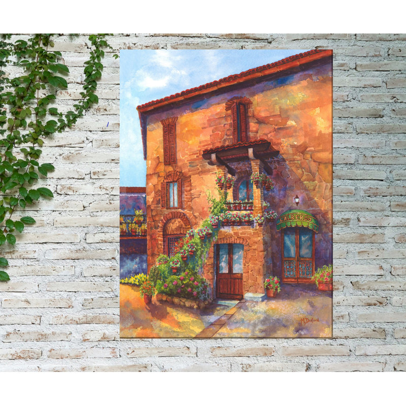 Décoration murale extérieure L'albergo