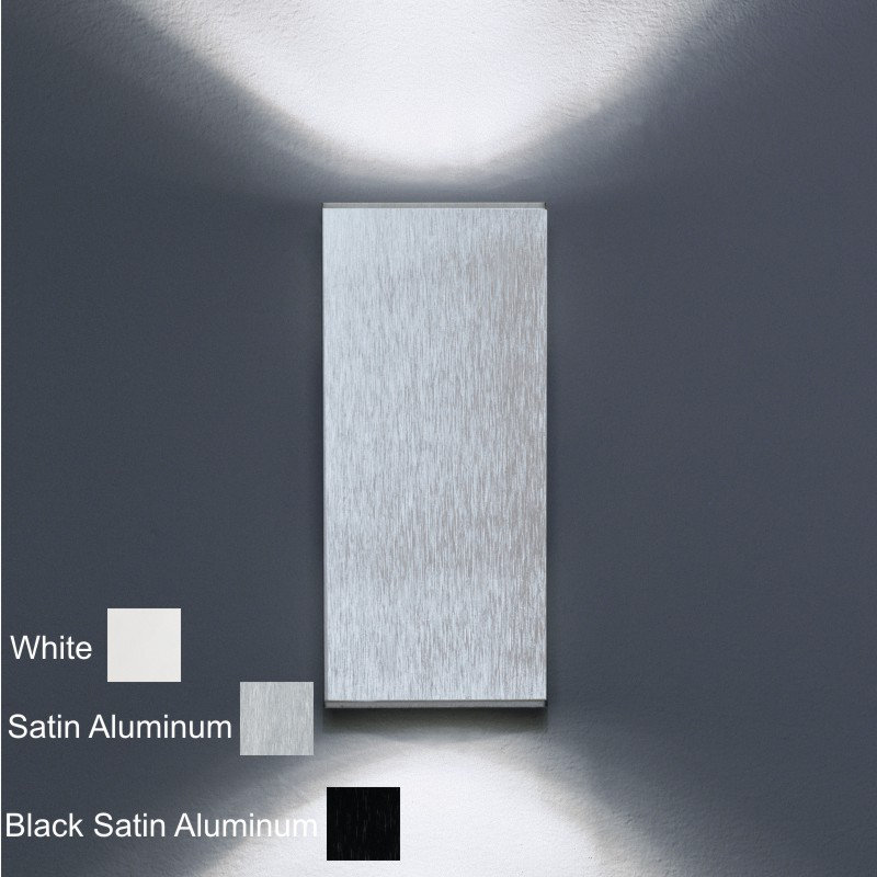 Dau Doble 2 - Light Flush Mount, Brushed Aluminum