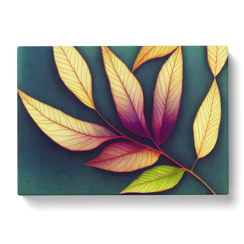 Ravishing Leaf - Wrapped Canvas