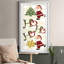 Santa Hoho Ho - Reproduction d'art textuel sur papier encadré-1186337590-1186337589