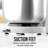 OVENTE Electric Stand Mixer with 3.5 Quarts Stainless Steel Mixing Bowl, 5 Speed Portable and Lightweight 250W Kitchen Mixer for Everyday Use, Includes 2 Egg Beater Whisk and Dough Hook, White SM680W-87461401