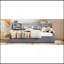 Lit plateforme simple tapissier avec rangement et tiroirs-2056628287