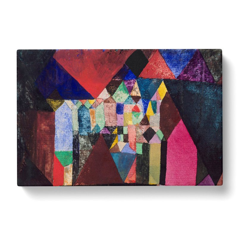 Municipal Jewel by Paul Klee - Wrapped Canvas, 35cm H x 50cm W x 3cm D