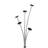 Steel Freestanding 5 - Hook Coat Rack-9145667