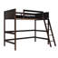 Lit mezzanine en bois massif avec échelle-1292527038