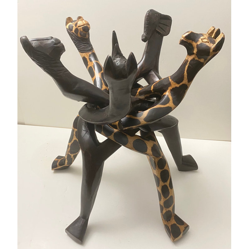20"H Interlocking Serengeti Unity Sculpture