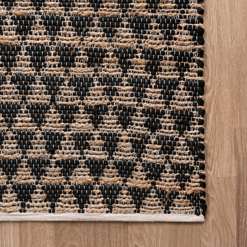 Jordina Cotton Geometric Indoor Rug, Table Runner 1'2" x 10'