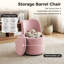 Upholstered Swivel Accent Chair-1259568846