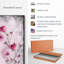 "Flower Pink Flower Wreath", ensemble de 4 reproductions sur toiles par Pink Sherbet-93058204