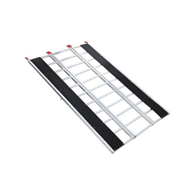 Rampe de chargement en aluminium à trois volets - capacité de 1500 lb, surface antidérapante, pour VTT, UTV, moto, motoneige, tracteur de pelouse