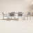 Aynura 6-Person Aluminum Patio Dining Set with Rectangular Table-107821825