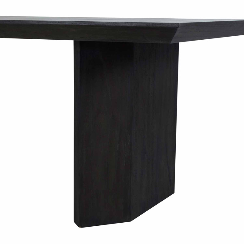 Cerused Ash Rectangular Mindi Wood Dining Table