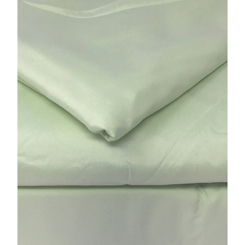 Polyester Machine Woven Sheet Set, Full Sheet Set + Fitted Sheet + 2 Pillowcases, Sage Green