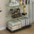 4-Tier Glass Display Cabinet With 5 Dynamic LED Modes