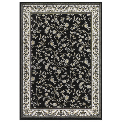 Ashiah Floral Indoor / Outdoor Area Rug
