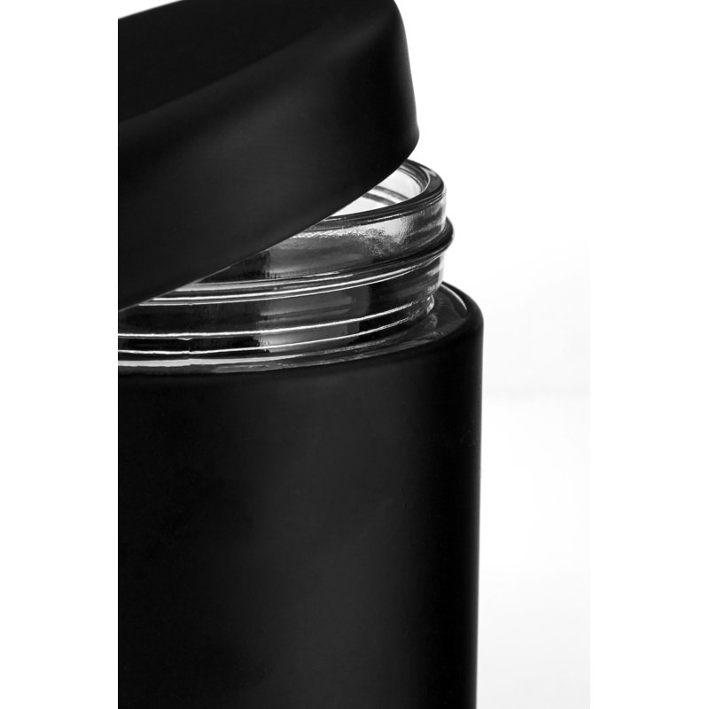 Glass Jar, Black