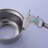 Round Commercial Kitchen Sink Drain in Chrome