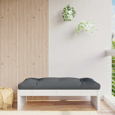 Garden Footstool Solid Wood