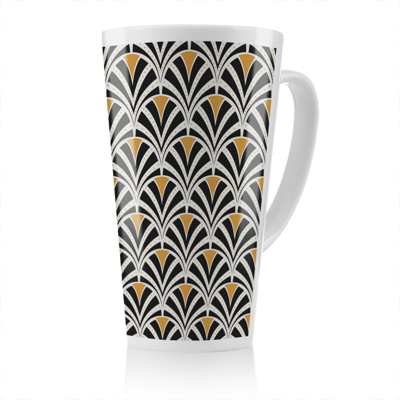 Shells Geometric Latte Mug