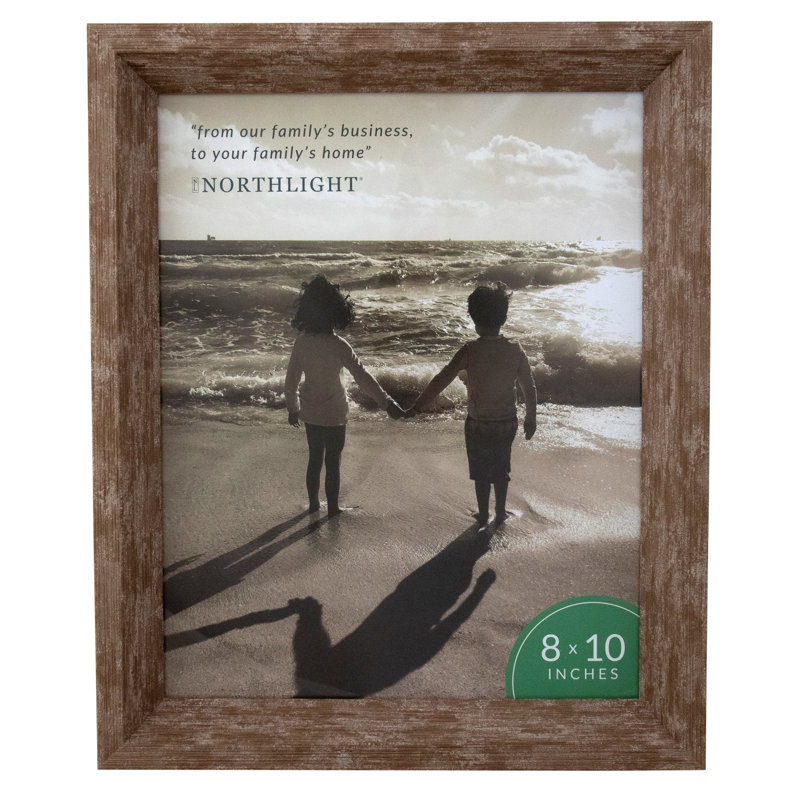 Cadre photo classique rectangulaire - brun, 8 po x 10 po