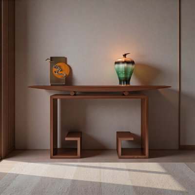 Console d'entrée moderne en bois