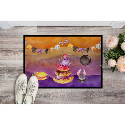Eila Non-Slip Halloween Outdoor Doormat
