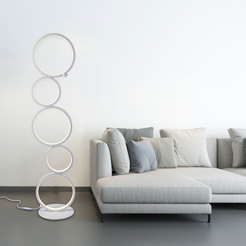 Gervaise 35.5'' White LED Novelty Floor Lamp