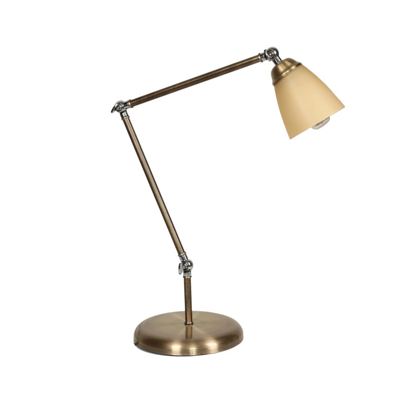 Lampe de table réglable en métal