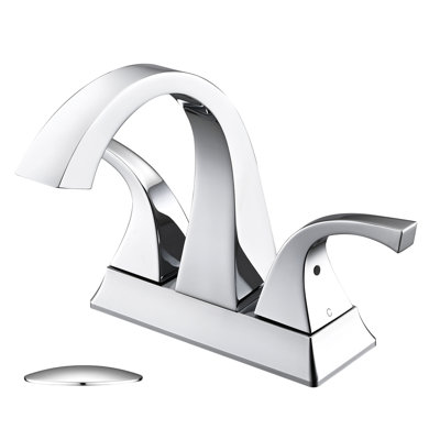 Robinets de lavabo de salle de bain de qualité supérieure, meuble-lavabo moderne en laiton chromé 4 pouces