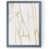 Toile avec cadre gris