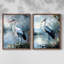 ANIMALS Series XCV - reproduction encadrée de qualité supérieure - prête à être accrochée - aucun clou requis - aucun clou requis-483577079-483577037