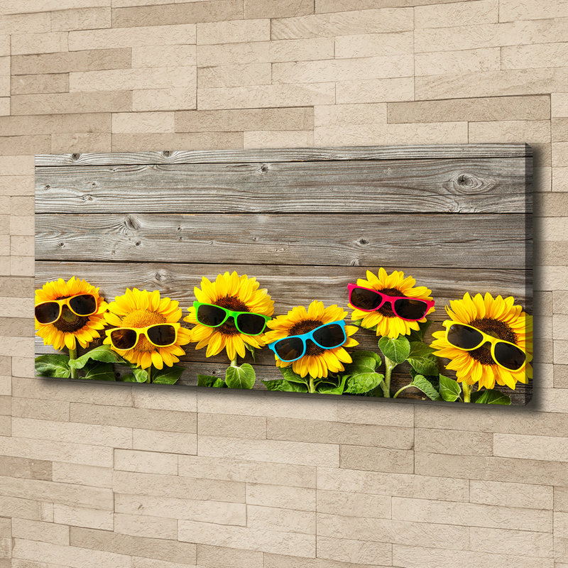Sunflowers - No Frame Print on Canvas