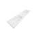 MEBO 84'' White Reinforced Acrylic Rectangular Bathroom Sink with Overflow