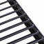Pergola en aluminium noir Byron avec toit à persiennes réglable