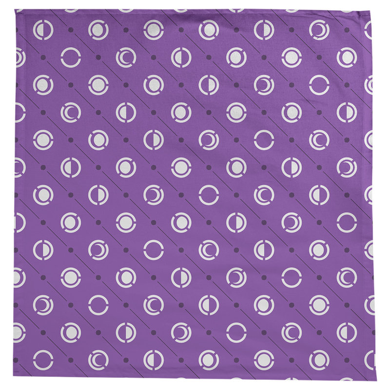 Nappe des phases de lune classiques, Mauve / Noir