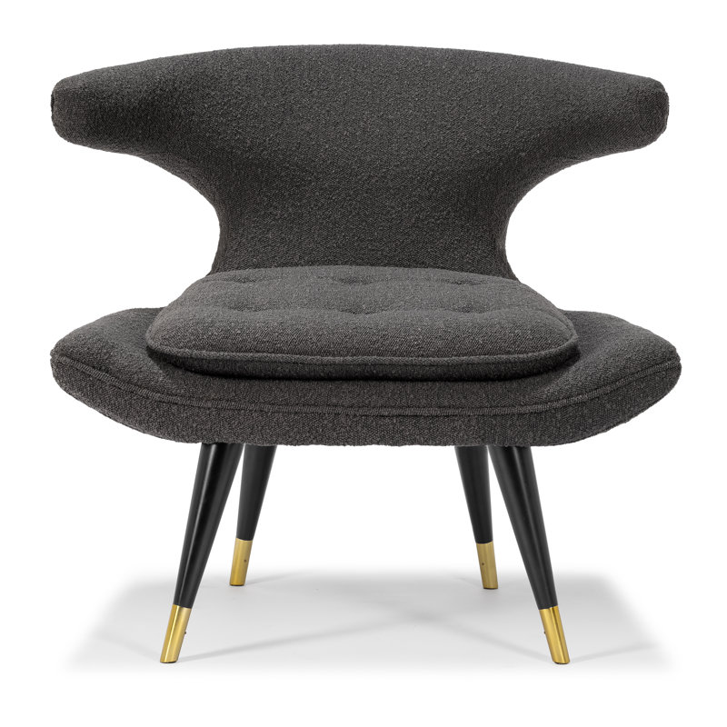 Chaise Burnham, Mélange de polyester gris