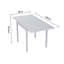 Expandable Rectangular Wooden Dining Table-1720014032