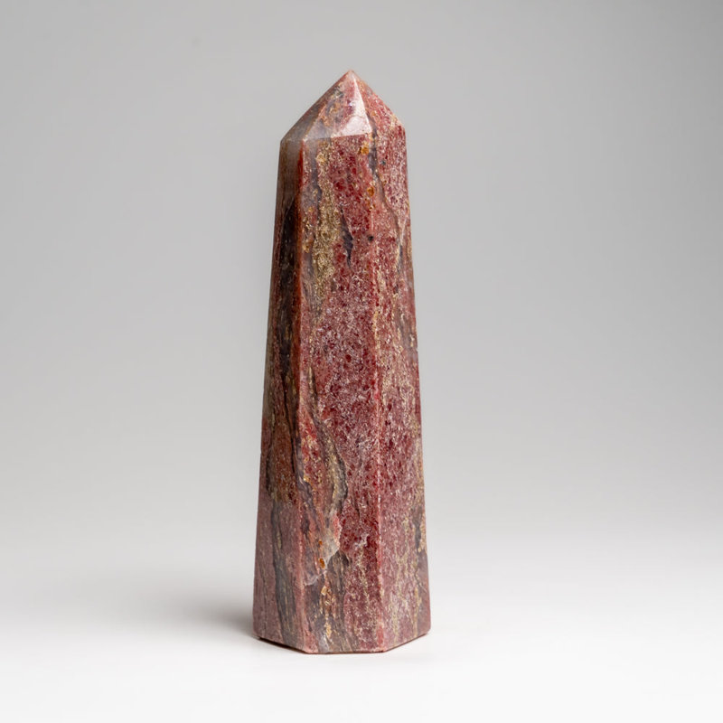 Genuine Polished Imperial Rhodonite Point (1.4 Lbs)