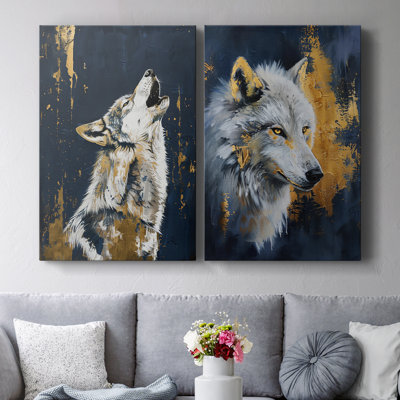 ANIMALS Series CXL III - Toile tendue avec châssis de qualité supérieure - Prêt à être accroché