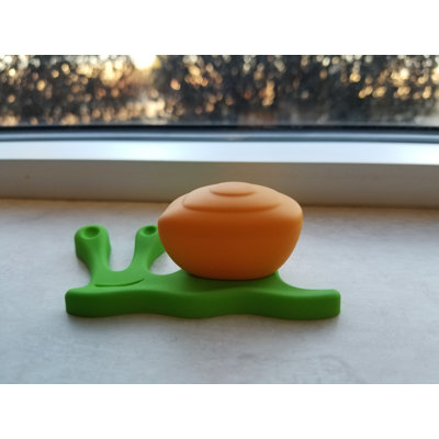 Oversized 3 11/16" Snail Novelty Knob