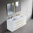 61 " W Free Standing Wall Mounted 1 Single Double Vanity Bathroom Vanity With Solid Surface Top-93549453-93549456