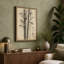 Bamboo in Black Ink Japandi - Wrapped Canvas-1505555696-1505555697