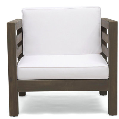 Fauteuil de patio d'extérieur avec coussins