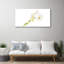 Glass Print Wall Art 100X50cm Image Printed On Glass Decorative Wall Picture Behind Toughened / Tempered Safety Real Glass For Kitchen & Living Room Theme: Flowers Floral